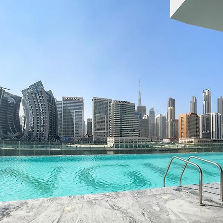 Furnished Apartment Binghatti Canal - Burj Khalifa View, Dubai Exteriör bild